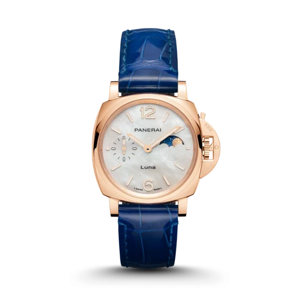 PAM01181 Luminor Due Luna Goldtech Madreperla