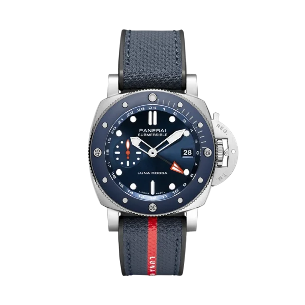 PAM01507 Submersible GMT Luna Rossa Titanio