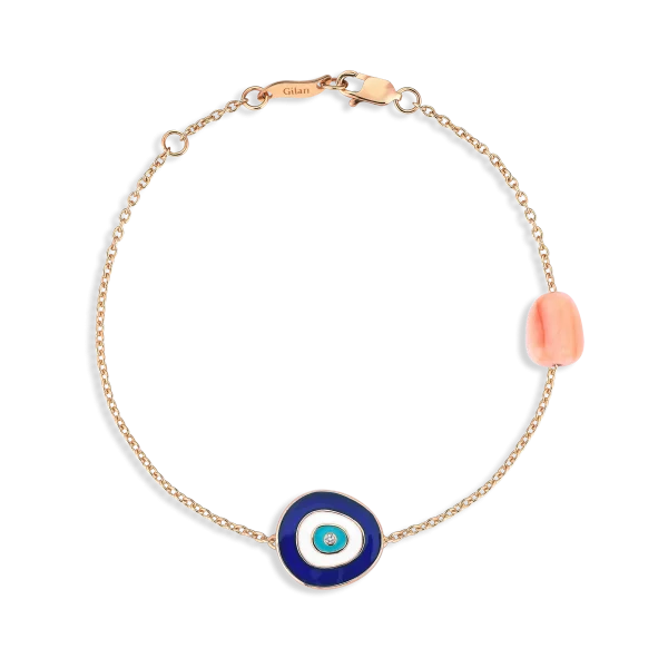 Nazar Bilezik Roze Altın B429743